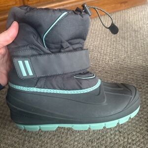 Kids Winter Boots - Gray and Blue